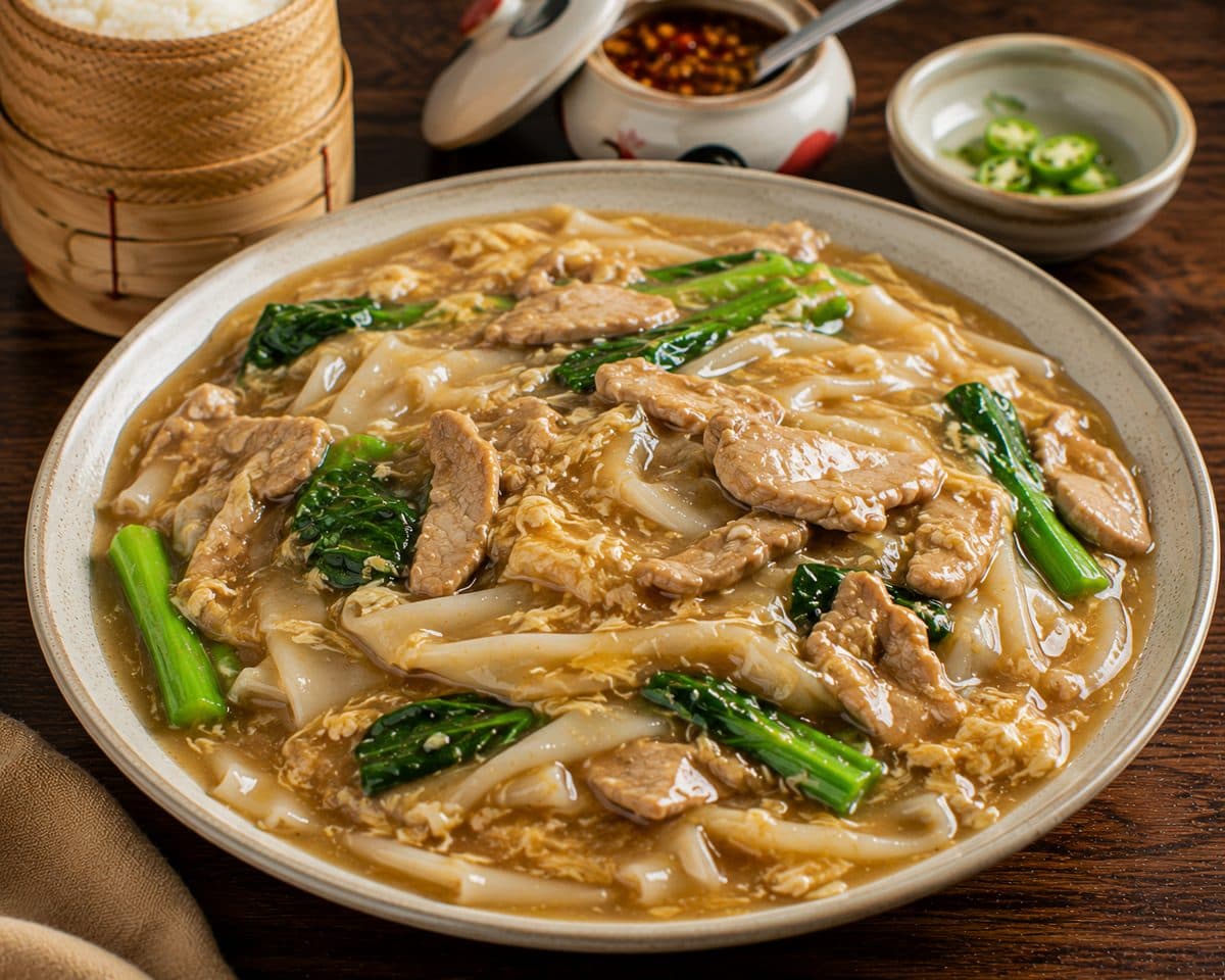 Noodles with Gai Lan