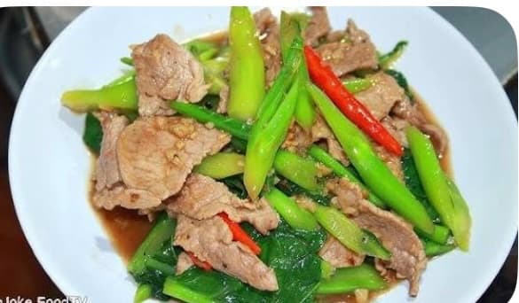 Pad Kra Na (Pad Chinese Broccoli)